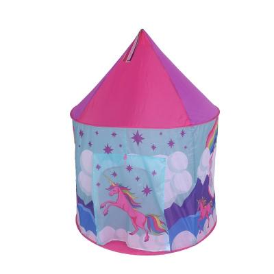 China Toy Prince Princess Easy Folding Soft Up Kid Indoor Pop Up Pink Toy Blue Soft Castle Teepee Bedroom Play Tent Kids Tent for sale