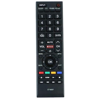 China TV Remote Control Remote Control For Toshiba TV Smart Remote Replacement 0L3400 Universal 40L3400U 50L3400 CT-8037 Smart HDTV Toshiba TV for sale