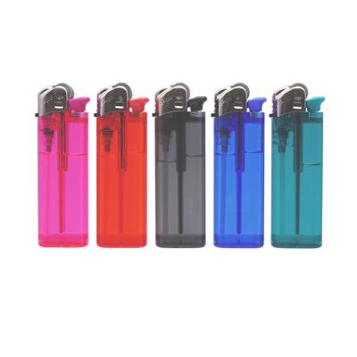 China Flint High quality portable transparent colorful plastic cr cheap lighter disposable flint lighter for sale