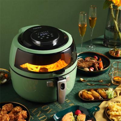 China Oven Smart Electronic Cooker Pot China Air Fryer Accessories Heating One Click Design Multi Functional Healthy Oil Free Air Fryer for sale