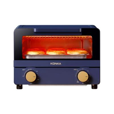 China Handle Konka 800w 10L Home Kitchen Appliances Pizza Machine Easy Baking Bread Making Electric Bake Oven for sale