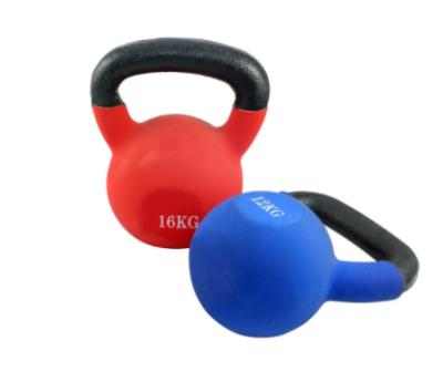 China Home Use Rubber Coated Bell Weightlifting Kettle Cast Iron Equipments Gym Hot Selling for sale