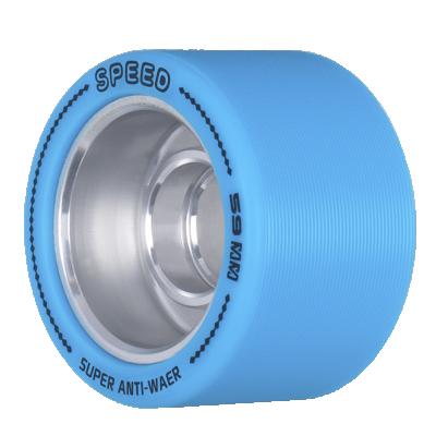 China High Quality Wearproof Super Aluminum Hub 59mm x 38MM Roller Skate Wheel For Speed ​​Derby Super Anti-Wear Wheels for sale