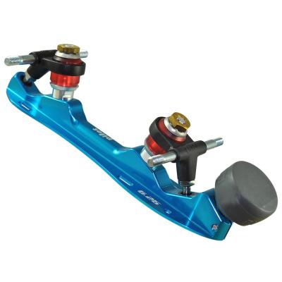 China Aluminum Figure CNC Frame Quad Roller Skates HAWK PLUS COLOR QUAD ROLLER PLATE for sale