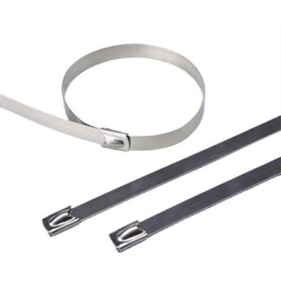 China Wholesale Heat Resistant Self Locking Metal Bundle Wire Zip Stainless Cable Ties for sale