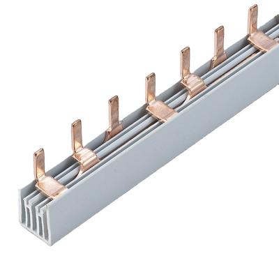 China Panel Breaker Busbar Trunking System Pure Copper Copper Electrical Busbar for sale