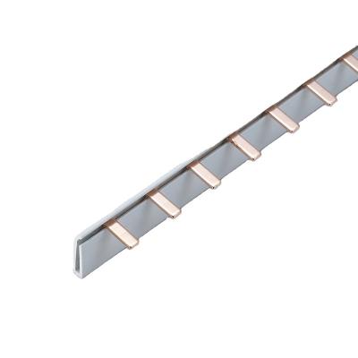 China New copper Pin Type Electric Comb Busbar of 1P isolated by pure copper design 2P 3P 4P for sale