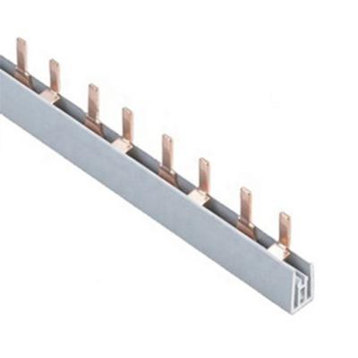 China Electrical Panel Pin Type 50a 1p 2p 3p 4p Copper Busbar Price for sale