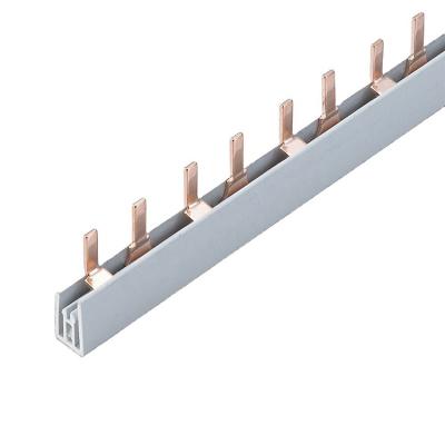 China 1p 2p 3p 4p Pin Type Electric Comb Mcb Copper Insulated Bus Bar for sale