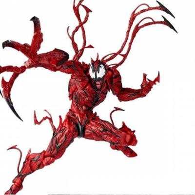 China Yamaguchi Revoltech Carnage Action Number Venom Material Eco-friendly Amazing Figure Mainan Model Koleksi Hadiah Natal 16Cm for sale