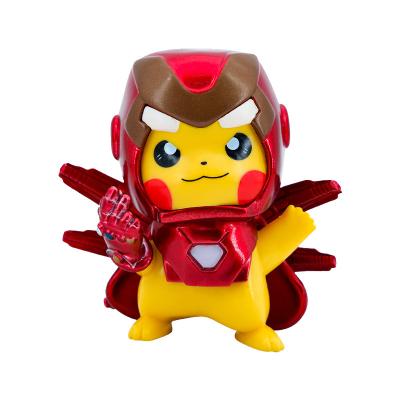 China Hot-selling PVC Model Avengers Figure Movie Eco-friendly Material Spider-Man Cos Picachu Anti-Hulk Bust Gk Iron Man Mk50 Anime Handyman for sale