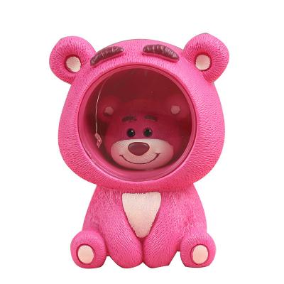 China China Internet Strawberry Bear Bear Star Light Creative Home Decoration Red Night Light Cute Children's Birthday Gift for sale