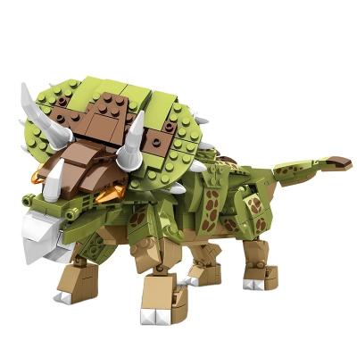 China Hunt Toy Dinosaur Building Blocks Brick Kit Set Children's Educational Toys Interactive Dinosaurs Of Eco-friendly Material Treasure for sale