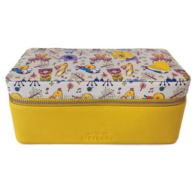 China Fashion PU Leather Cosmetic Travel Case Makeup Bag Cosmetic box OEM for sale