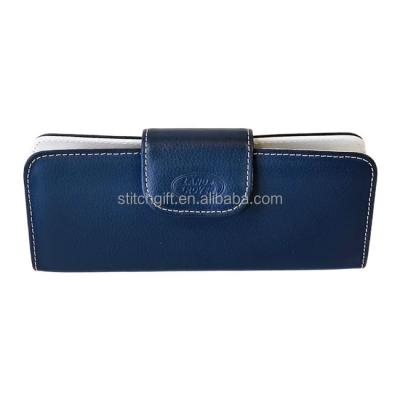 China Glasses Fashion Custom Slot Glass Box Glass Storage Case Leather Sunglasses Case for sale