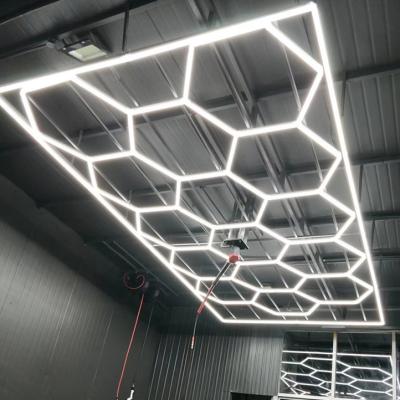 China Factory Direct Selling LED Acrylic Beehive Design Led Light For Car Service Equipment Room And Workshop for sale