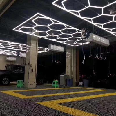 China LANDSCAPE Factory Sale Car Showroom Lamp Hexagon Ceil Light Led Spider Car Wash Lamps for sale