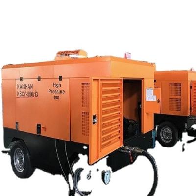 China KAISHAN KSCY-680/14.5 Diesel engine lubricated medium size portable air compressor for sale