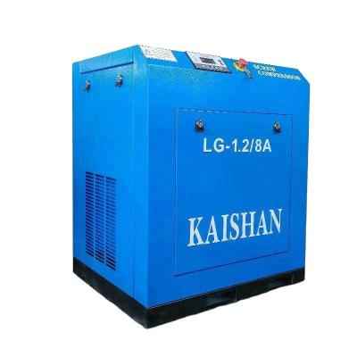 China OIL-LESS Kaishan LG Series 7.5kw 10 Bar Screw Air Compressor Machine Price for sale