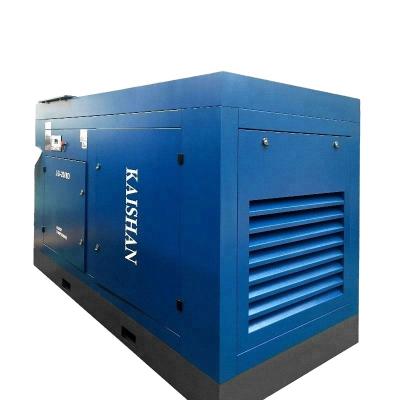 China Lubricated Improve Quality 350cfm 55kw 0.8Mpa Stationary Rotary Instrument Metal Air Compressor for sale