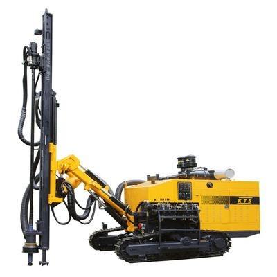 China High efficiency KSCY-12/10 KG410H crawler type DTH drilling rig with propulsion trolley has telescopic function for sale