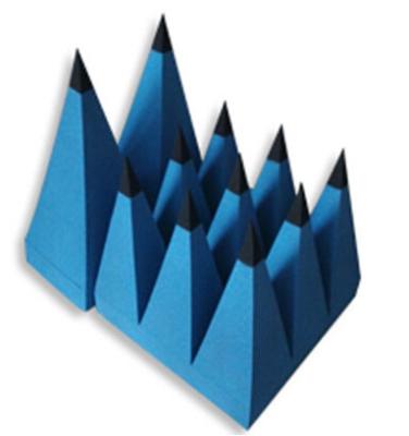 China Microwave RF absorber PU Foam based Pyramid RF Absorbers for sale