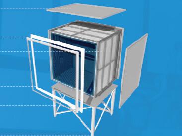 China High Power Absorbing cage for Radar System testing for sale