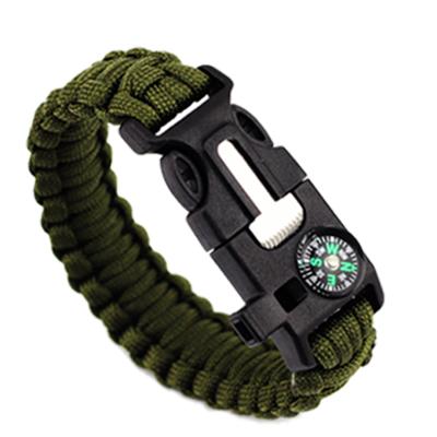 China Survival Bracelet Models Outdoor Camping Emergency Survival Paracord Tactical Multifunctional Surge Military Charm Bracelet for sale