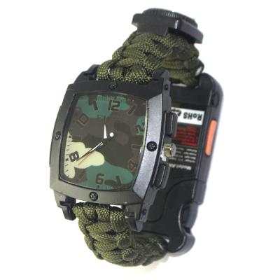 China Camping Rejol Tactico Paracord Lightweight Outdoor Watch Strap, Custom Logo Personalized Camping Survival Rejol Deportivo Watch for sale