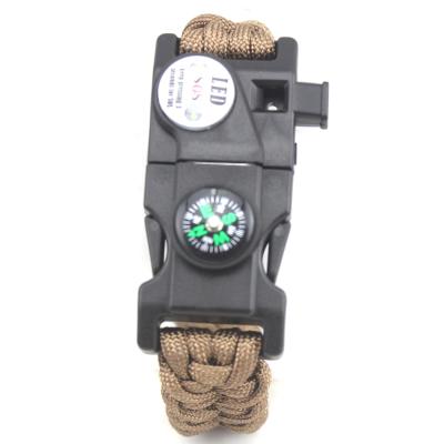 China 2020 Multi Fuction Tool Success For Amazon SOS Survival Handmade Bracelet, Multifunctional Adventure Accessories Paracord Weaving Bracelet for sale