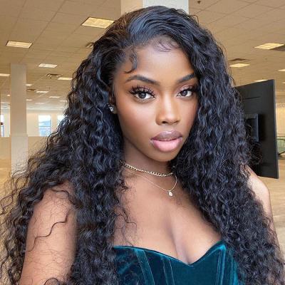 China Wholesale HD Human Hair Durable Brazilian Hair Lace Front Wig, Virgin Cuticle Aligned Hair Full Lace Wig, 13x4 Lace Frontal Wig For Black Women for sale