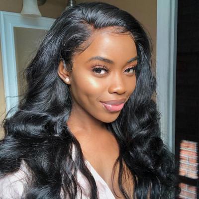 China Hair Wholesale 180 Density Long Lasting HD Lace Front Wig Body Wave 100 Brazilian Virgin Hair Closure Human Hair Wigs For Black Women for sale