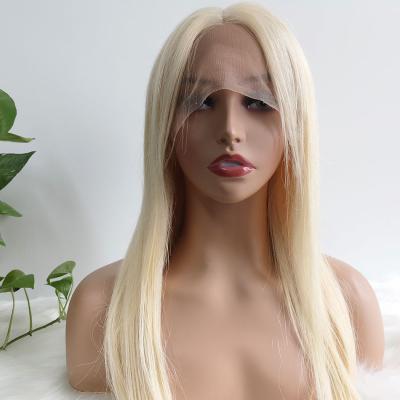 China Human Hair Durable 613 Lace Wig Blonde Hair Frontal Wigs,Virgin Raw Brazilian Colored Full Lace Wigs Hd For Black Women for sale