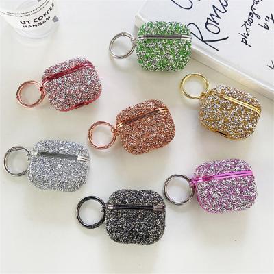 China Shockproof Cover Device For Airpods 2022 Hot Bling Diamonds Rhinestone Glitter Girl Fashion Protective Case Cover For Airpod 3 For AirPods 1 2 For Air Pods pro for sale