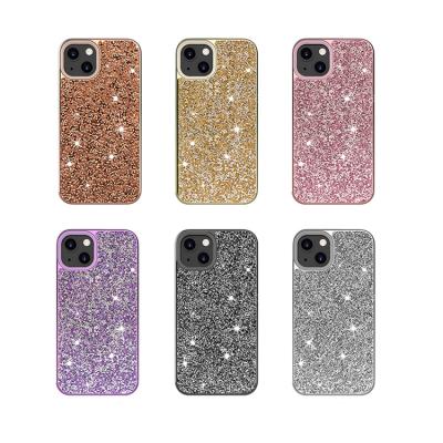 China Bling Shockproof Glitter Case Luxury Hard PC Glossy Phone Back Cover For iPhone 13 pro 12 11 XS Max 8 7 for sale