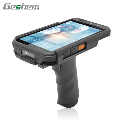 China Smartphone 5 Inch Pdas 4G Gps Wifi Nfc Rfid 1D 2D Portable Handheld Barcode Sannner Ip65 Waterproof Android Industrial Rugged Pda for sale