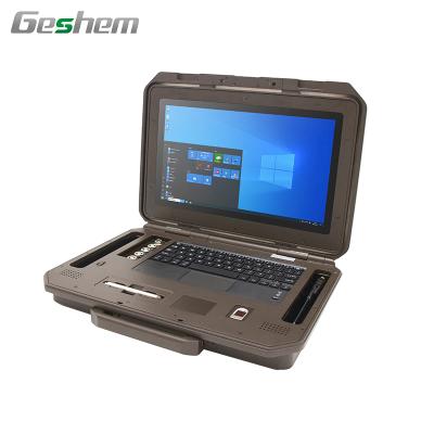 China Touch Screen Laptop Industrial Military Rugged Environment Notebook Outdoor Hard Application for sale