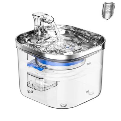 China 2L Automatic Automatic Water Fountain Waterer Dispenser Station for Cats and Dogs Cat and Dog Drinking Water Bowl for sale