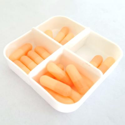 China Factory Customized HPMC (Hydroxypropyl Methyl Cellulose) hpmc Vegetable Orange Capsule Empty Capsule Capsules 0 for sale