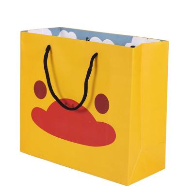 China Logo Design Shopping Paper Bags Custom Made Cheap Wholesale Handmade for sale