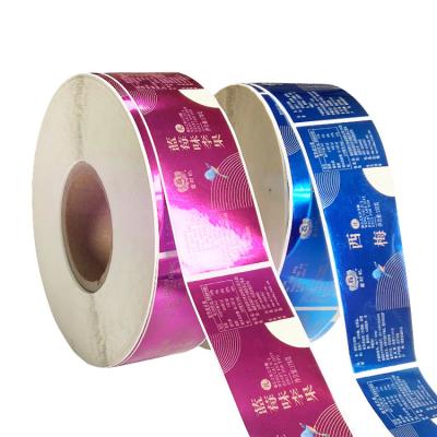 China Other Custom Printed Logo Labels For Packaging Waterproof Vinyl Sticker Printing Round Roll Label Stickers for sale