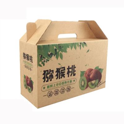 China Portable Kraft Paper Rack Corrugated Box Recyclable Custom Folding Box for sale