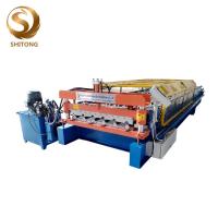 중국 Best selling Galvanized Bias traprzoidal Roof steel  Sheet making Machine 판매용