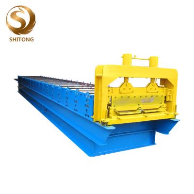 Китай joint hidden roofing panel steel sheet roll forming machine продается