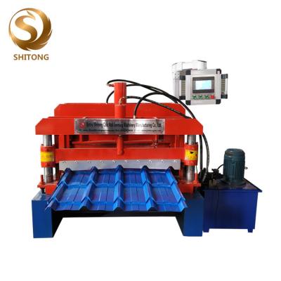 Китай aluminium roofing sheet steel  making machine roof step tile roll forming machine продается