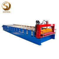 중국 1064 profile aluminium roofing sheet corrugated sheet making machine 판매용