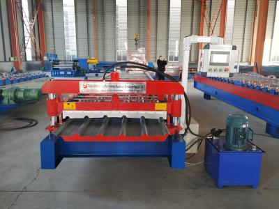 China 1050 model galvanized roof sheet colored steel roll forming machine for sale