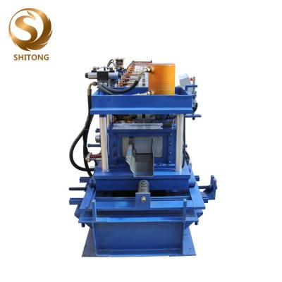 China metal rain gutter bending roof ridge cap roll forming machine for sale