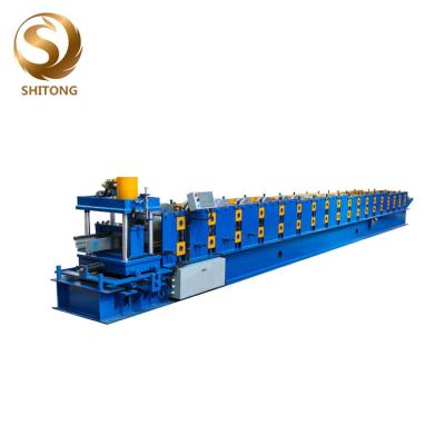 Китай aluminum color steel rain gutter cold roll forming machine manufacture продается