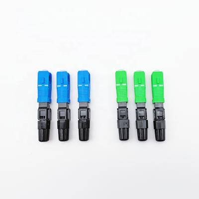 China FTTH Drop Cable SC UPC SC APC Fiber Fast Connector Ftth Connector Assembly Quick Connector For Drop Cable for sale